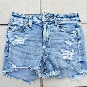 American Eagle next level stretch jean shorts. Size 4.
